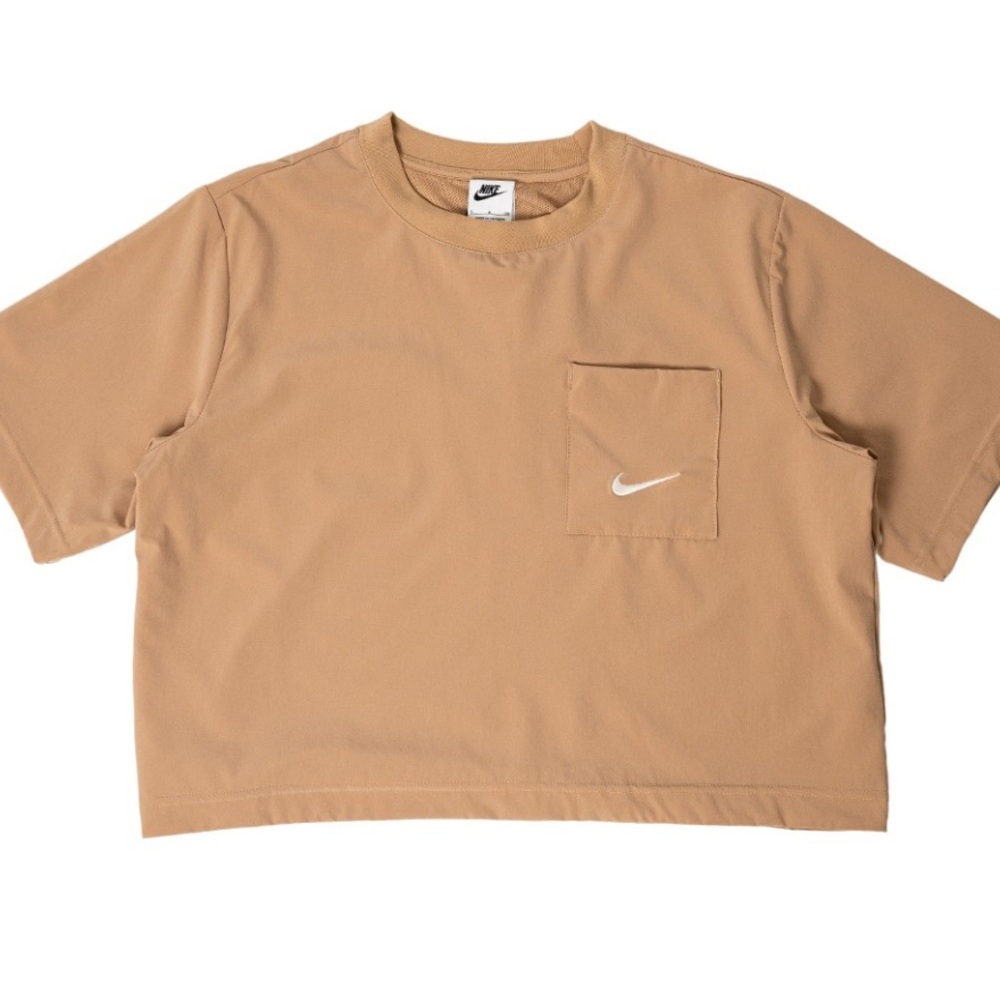 Nike Tan Pocket Crop Tee